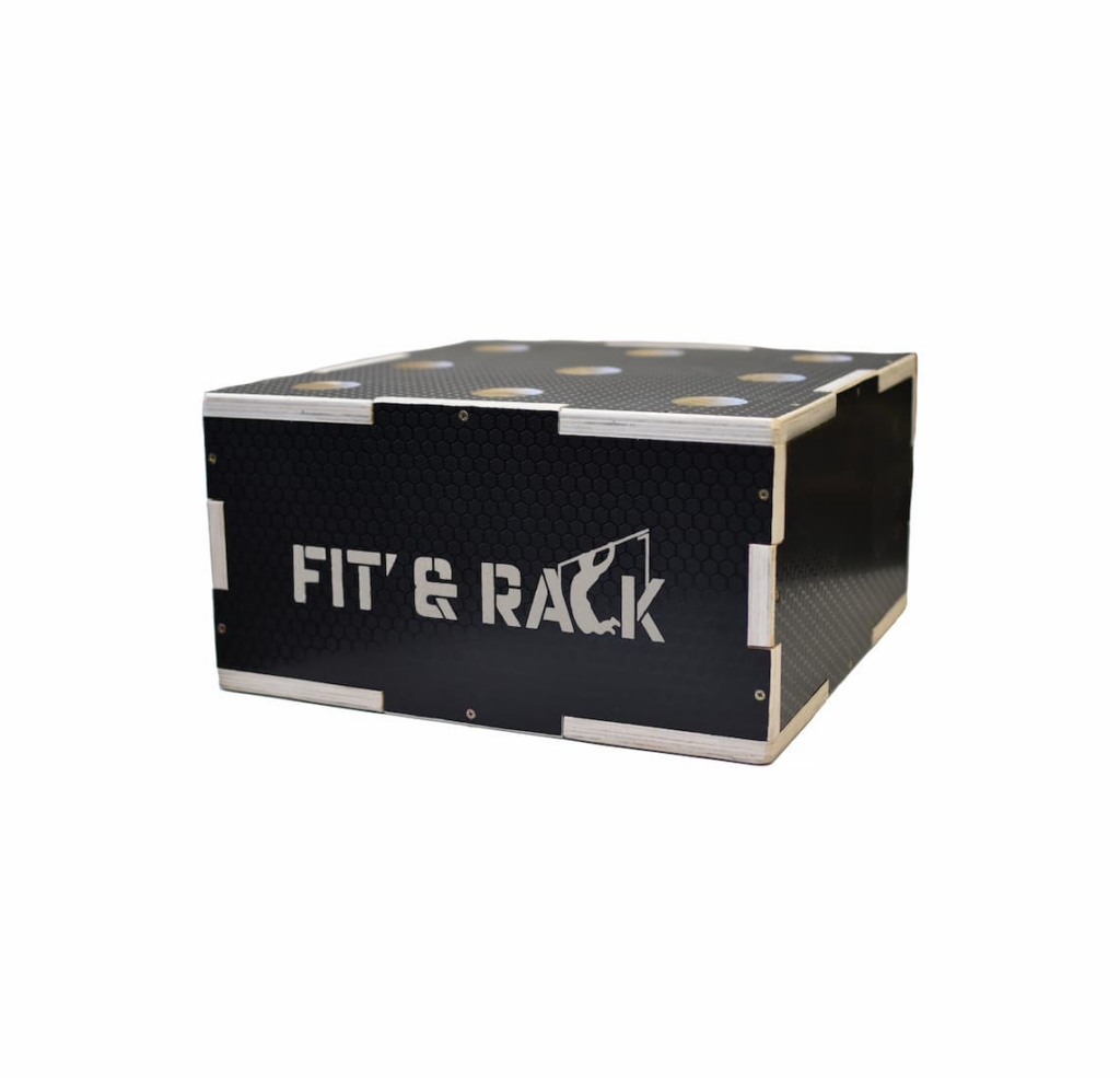 stockage de barre au sol bois athlex fit and rack