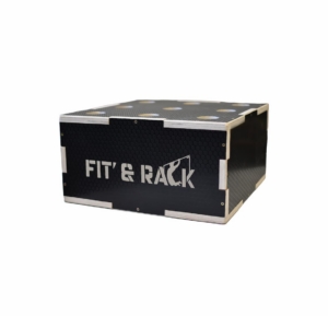 stockage de barre au sol bois athlex fit and rack